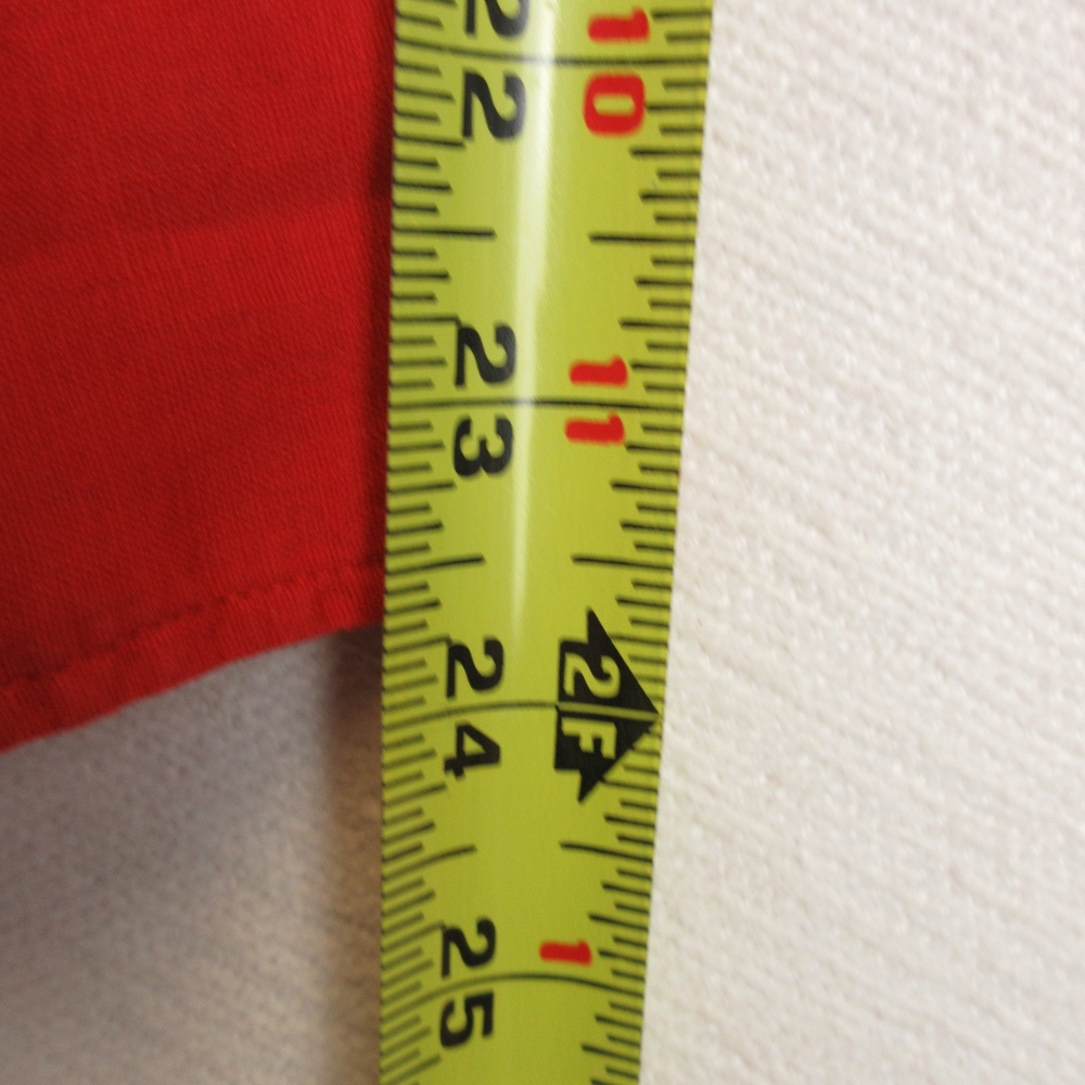 Lauren Ralph Lauren Red Linen Utility Button-Down Shirt Size XL - Picture 9 of 10
